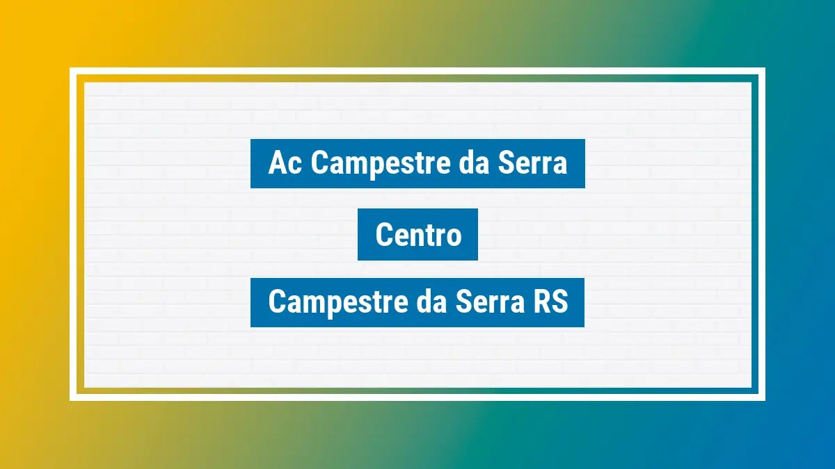 Imagem ilustrativa unidade de agência dos correios ac campestre da serra centro campestre da serra rs