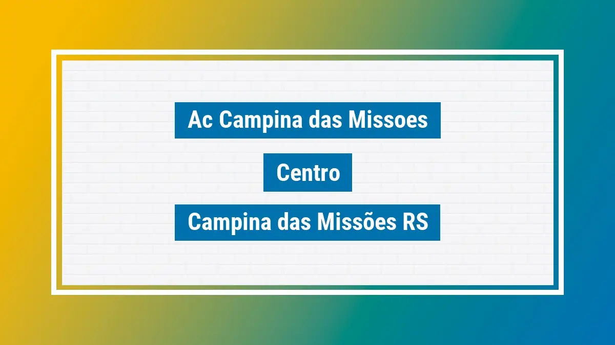 Imagem ilustrativa unidade de agência dos correios ac campina das missoes centro campina das missões rs