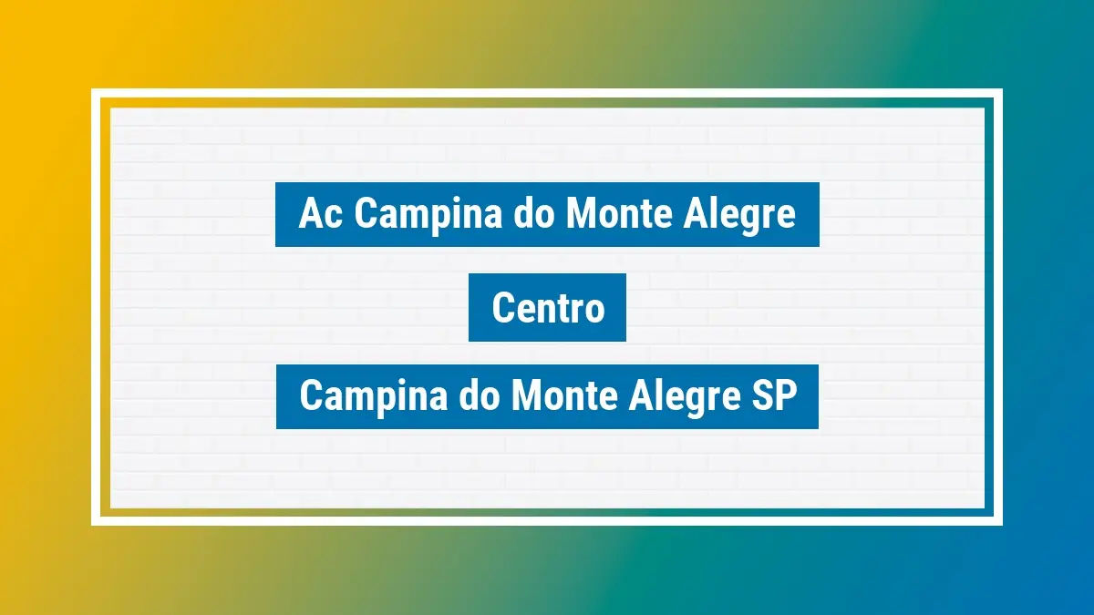 Imagem ilustrativa unidade de agência dos correios ac campina do monte alegre centro campina do monte alegre sp