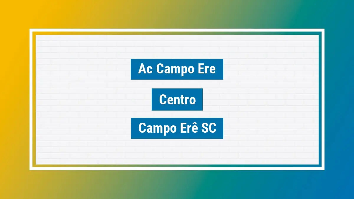 Imagem ilustrativa unidade de agência dos correios ac campo ere centro campo erê sc