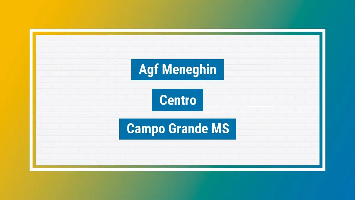 Imagem ilustrativa unidade de agência dos correios agf meneghin centro campo grande ms