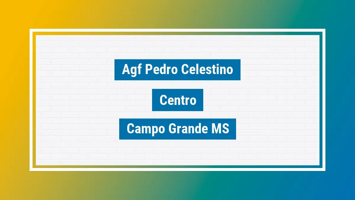 Imagem ilustrativa unidade de agência dos correios agf pedro celestino centro campo grande ms