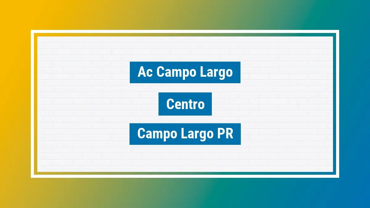 Imagem ilustrativa unidade de agência dos correios ac campo largo centro campo largo pr