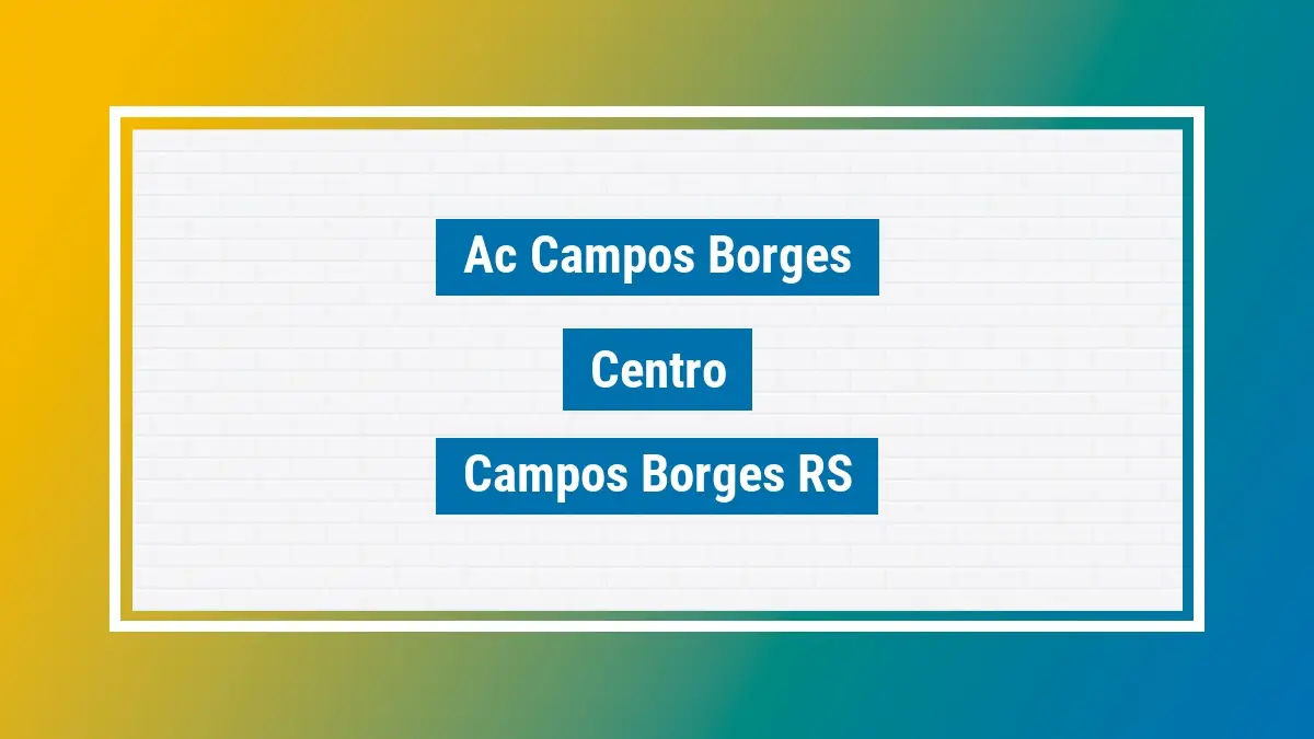 Imagem ilustrativa unidade de agência dos correios ac campos borges centro campos borges rs