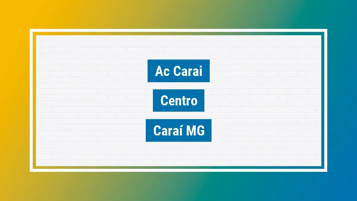Imagem ilustrativa unidade de agência dos correios ac carai centro caraí mg