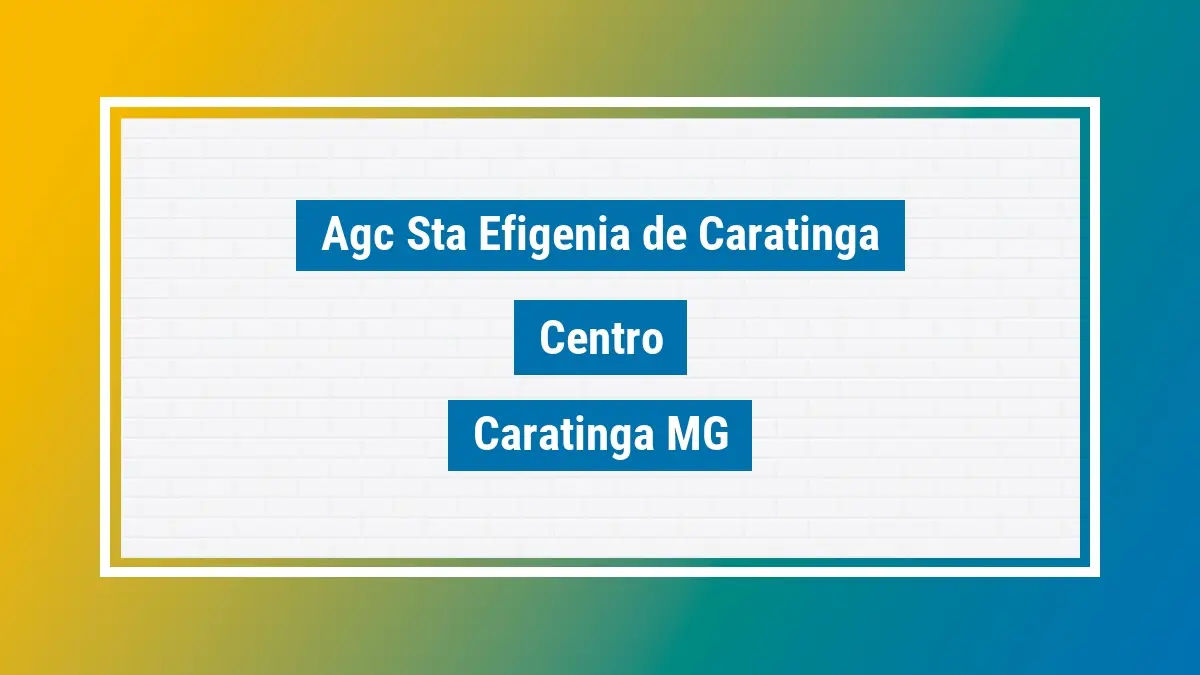 Imagem ilustrativa unidade de agência dos correios agc sta efigenia de caratinga centro caratinga mg