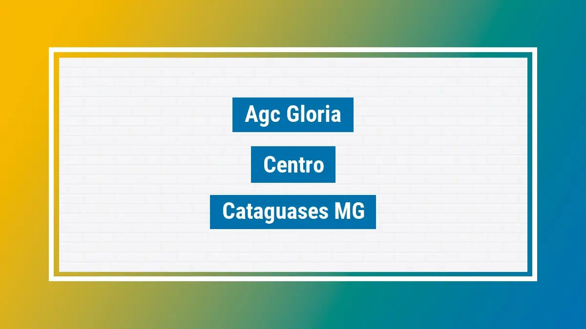 Imagem ilustrativa unidade de agência dos correios agc gloria centro cataguases mg