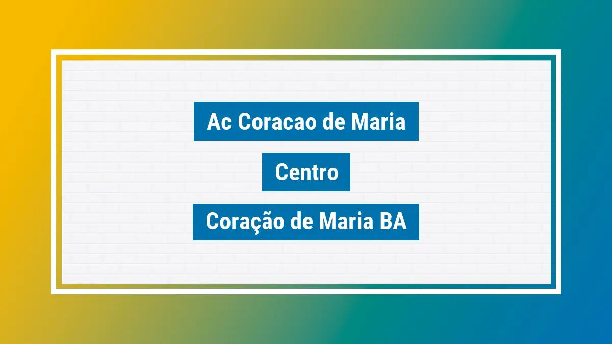 Imagem ilustrativa unidade de agência dos correios ac coracao de maria centro coração de maria ba