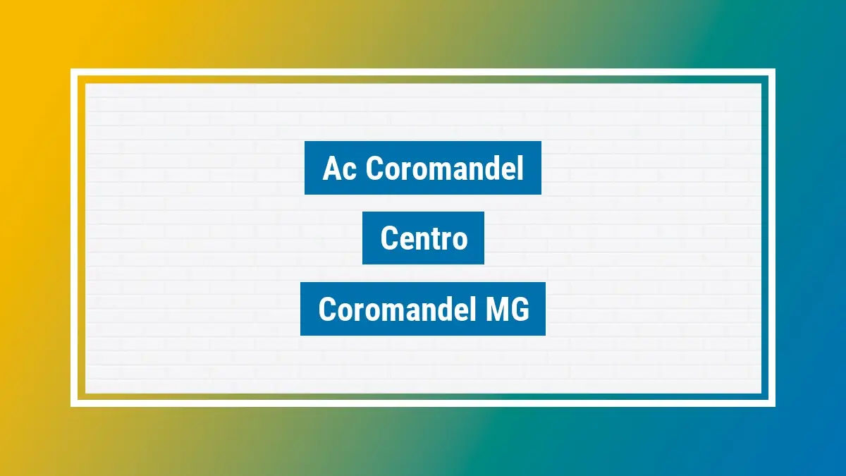 Imagem ilustrativa unidade de agência dos correios ac coromandel centro coromandel mg