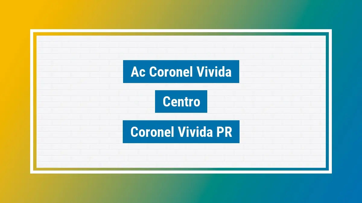 Imagem ilustrativa unidade de agência dos correios ac coronel vivida centro coronel vivida pr