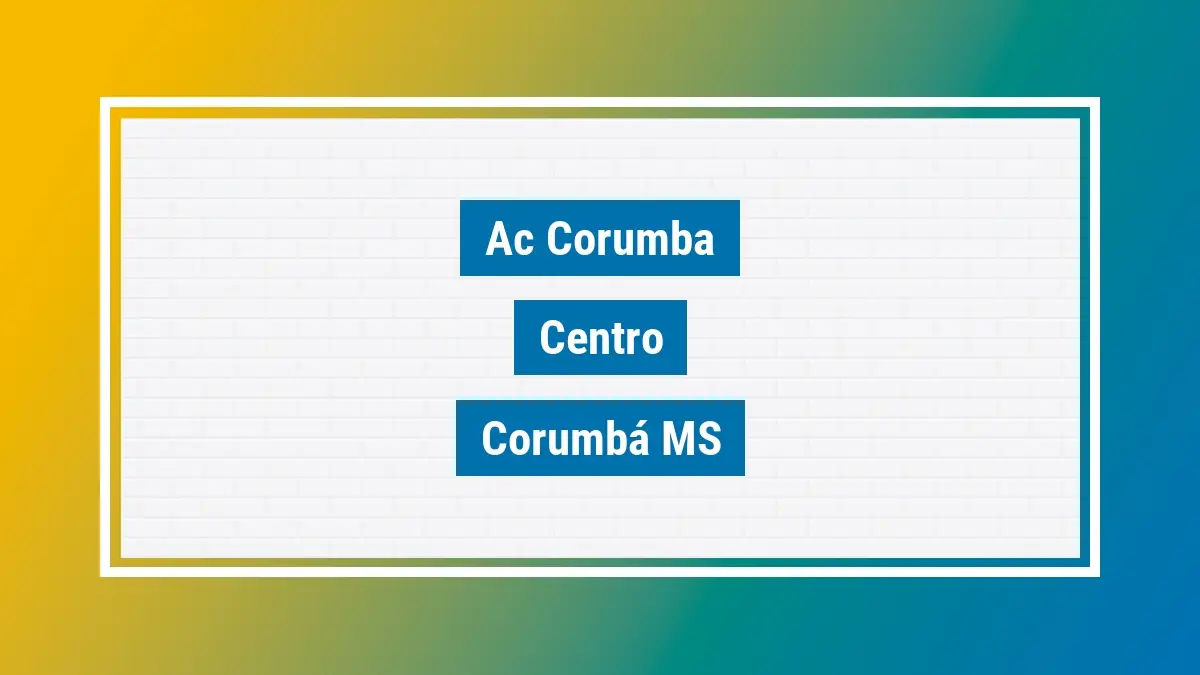 Imagem ilustrativa unidade de agência dos correios ac corumba centro corumbá ms