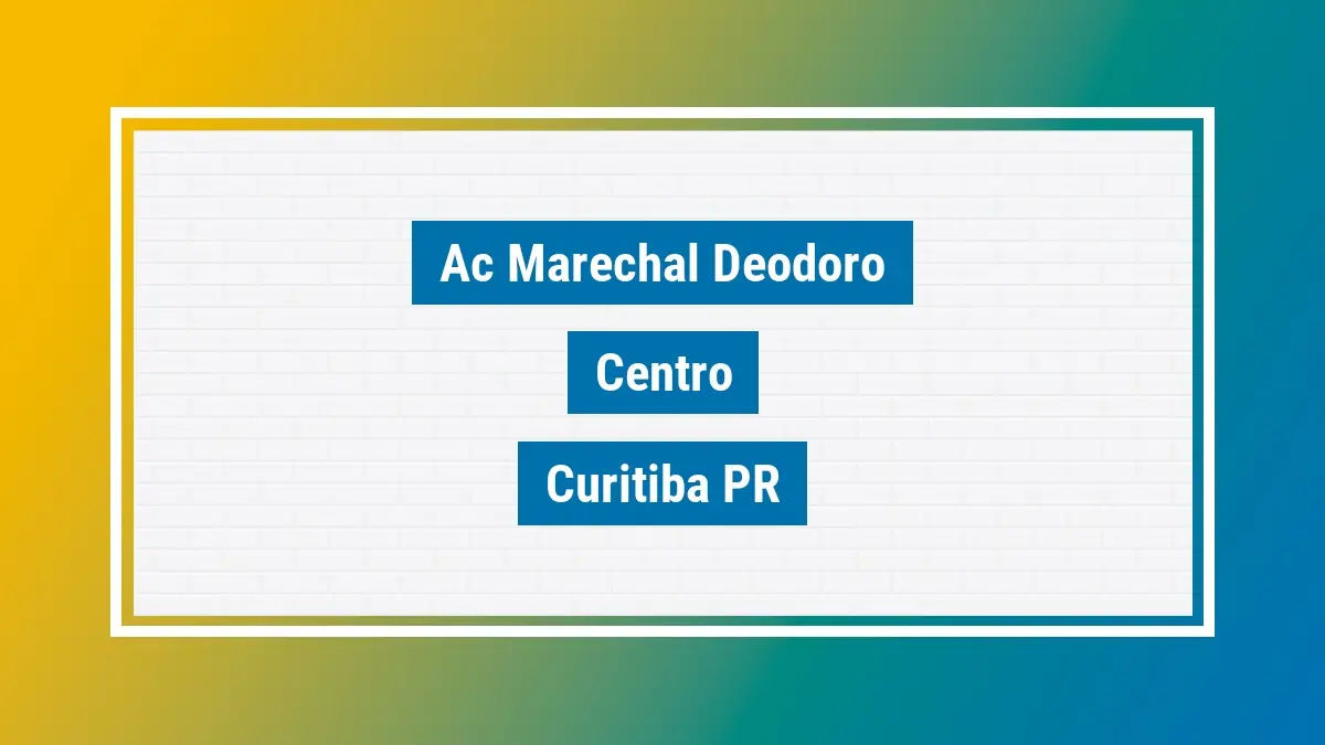 Imagem ilustrativa unidade de agência dos correios ac marechal deodoro centro curitiba pr