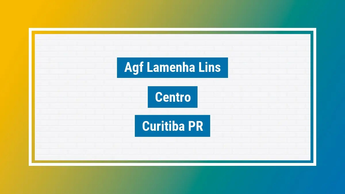 Imagem ilustrativa unidade de agência dos correios agf lamenha lins centro curitiba pr