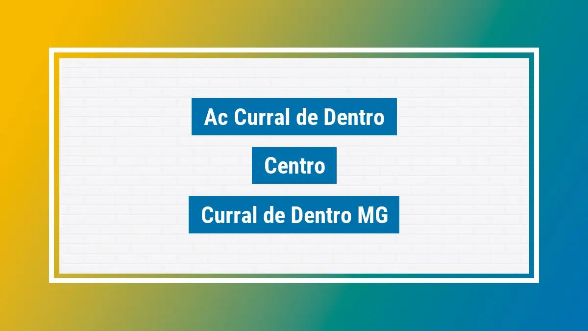 Imagem ilustrativa unidade de agência dos correios ac curral de dentro centro curral de dentro mg