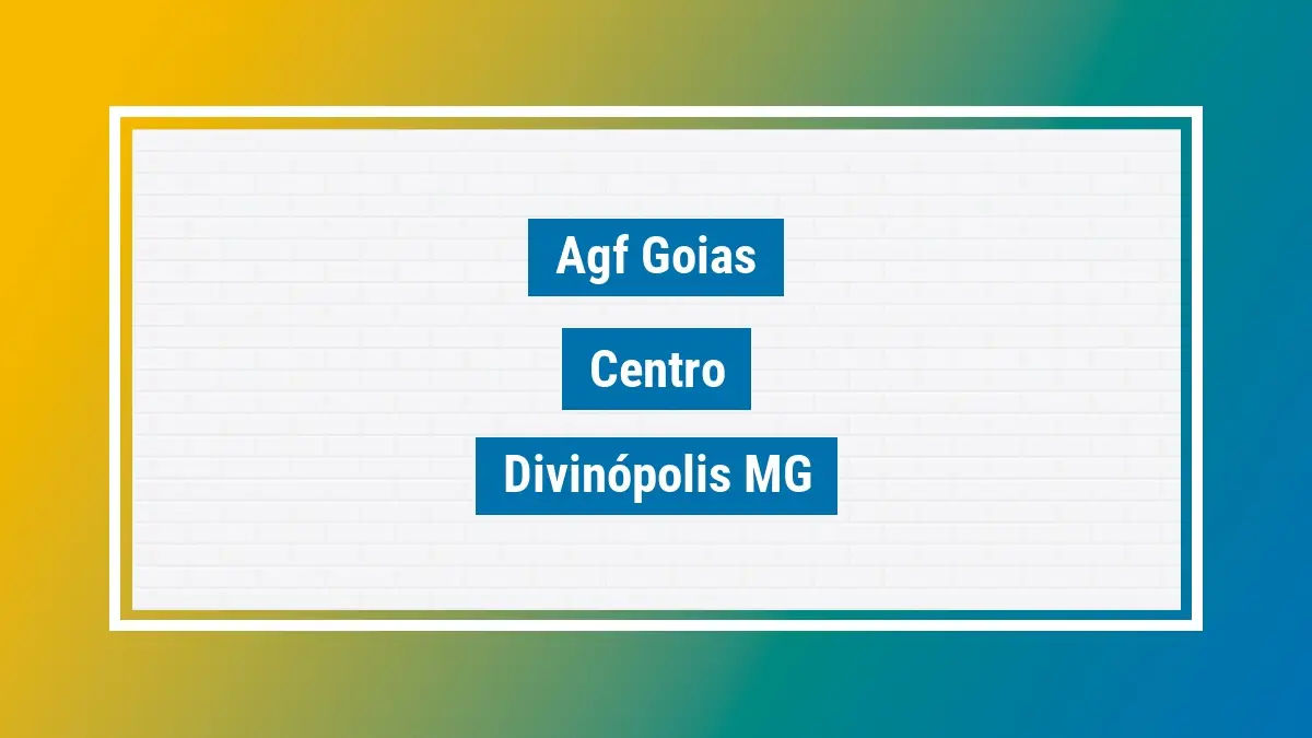 Imagem ilustrativa unidade de agência dos correios agf goias centro divinópolis mg