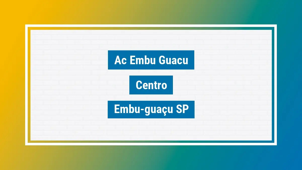 Imagem ilustrativa unidade de agência dos correios ac embu guacu centro embu-guaçu sp