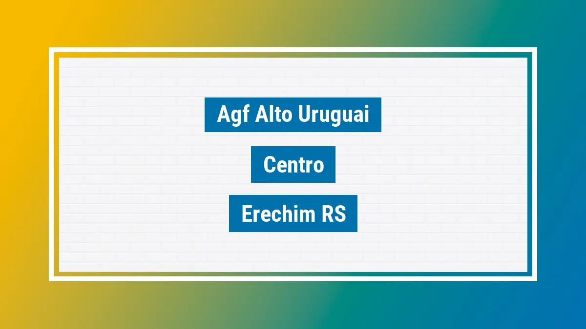 Imagem ilustrativa unidade de agência dos correios agf alto uruguai centro erechim rs