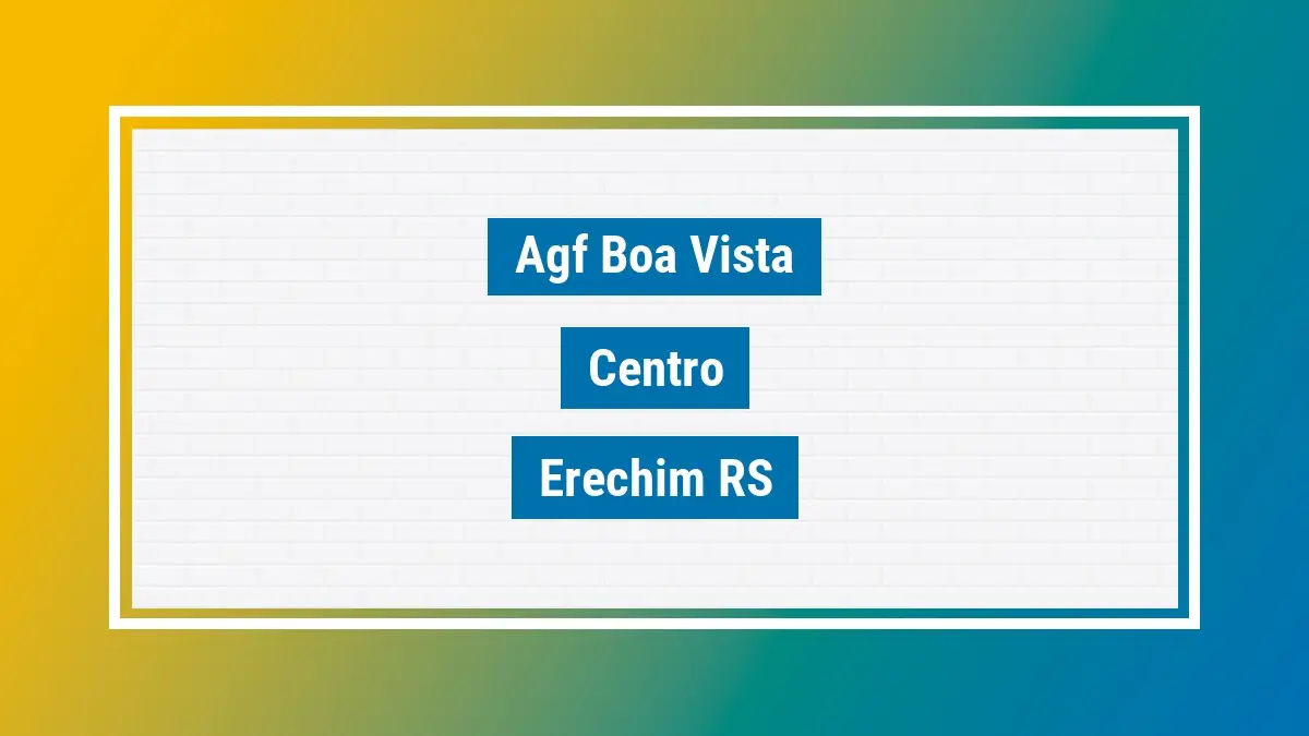 Imagem ilustrativa unidade de agência dos correios agf boa vista centro erechim rs