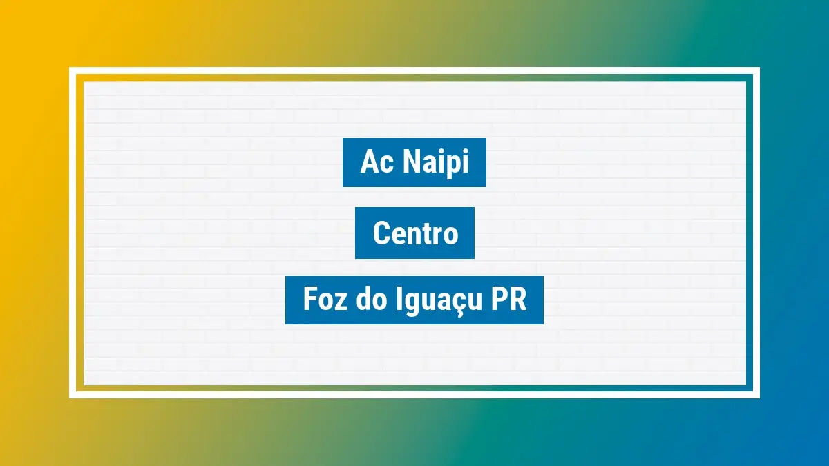 Imagem ilustrativa unidade de agência dos correios ac naipi centro foz do iguaçu pr