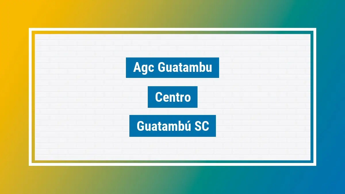 Imagem ilustrativa unidade de agência dos correios agc guatambu centro guatambú sc