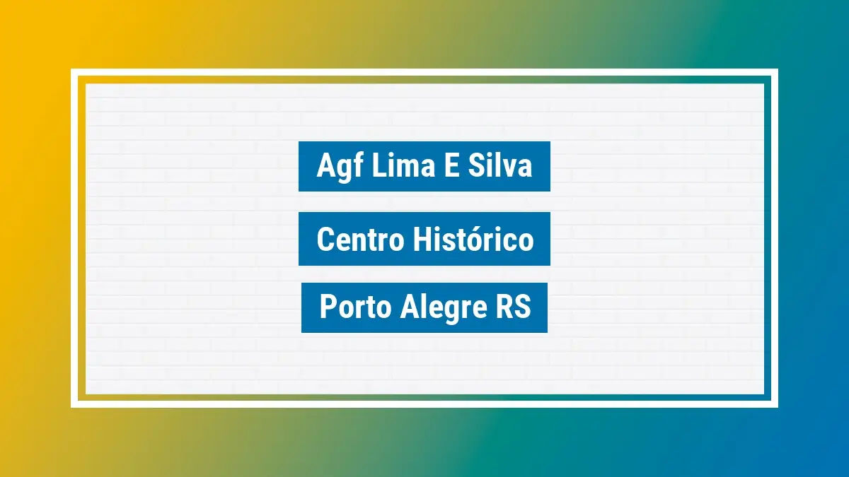 Imagem ilustrativa unidade de agência dos correios agf lima e silva centro histórico porto alegre rs