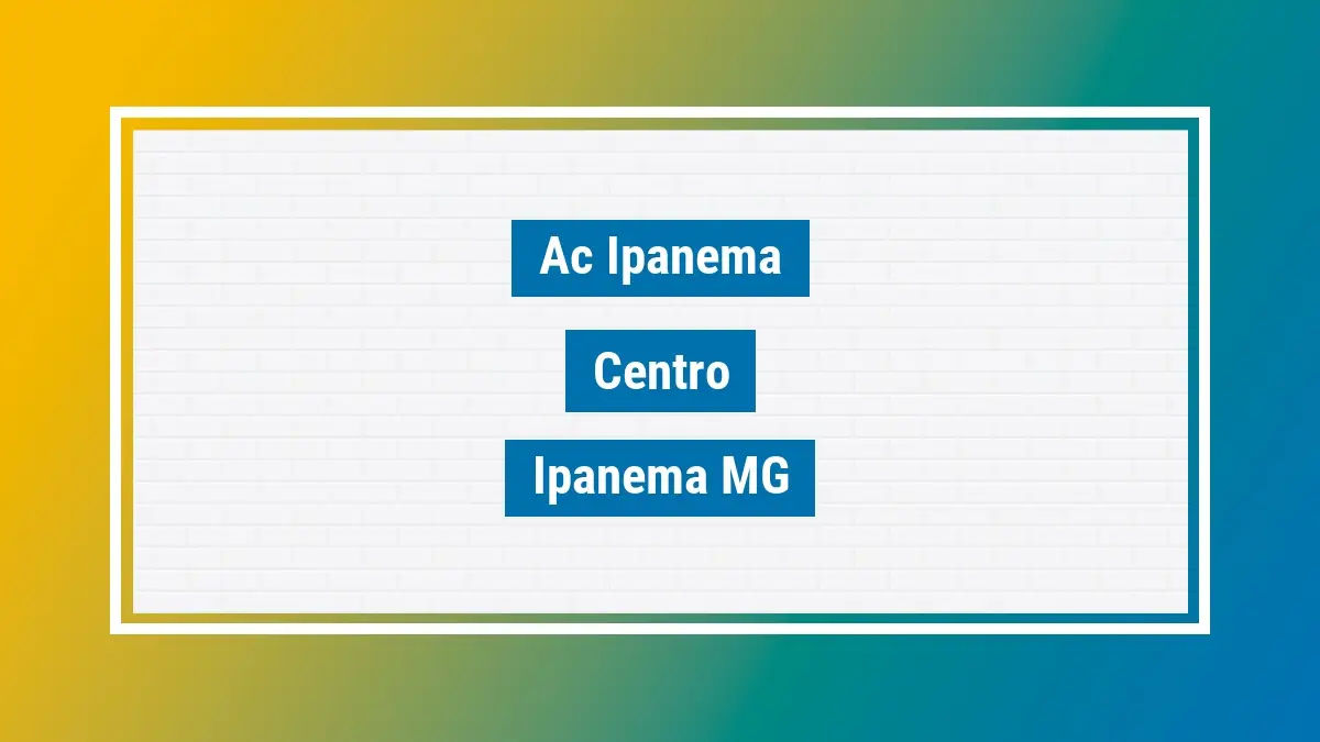 Imagem ilustrativa unidade de agência dos correios ac ipanema centro ipanema mg