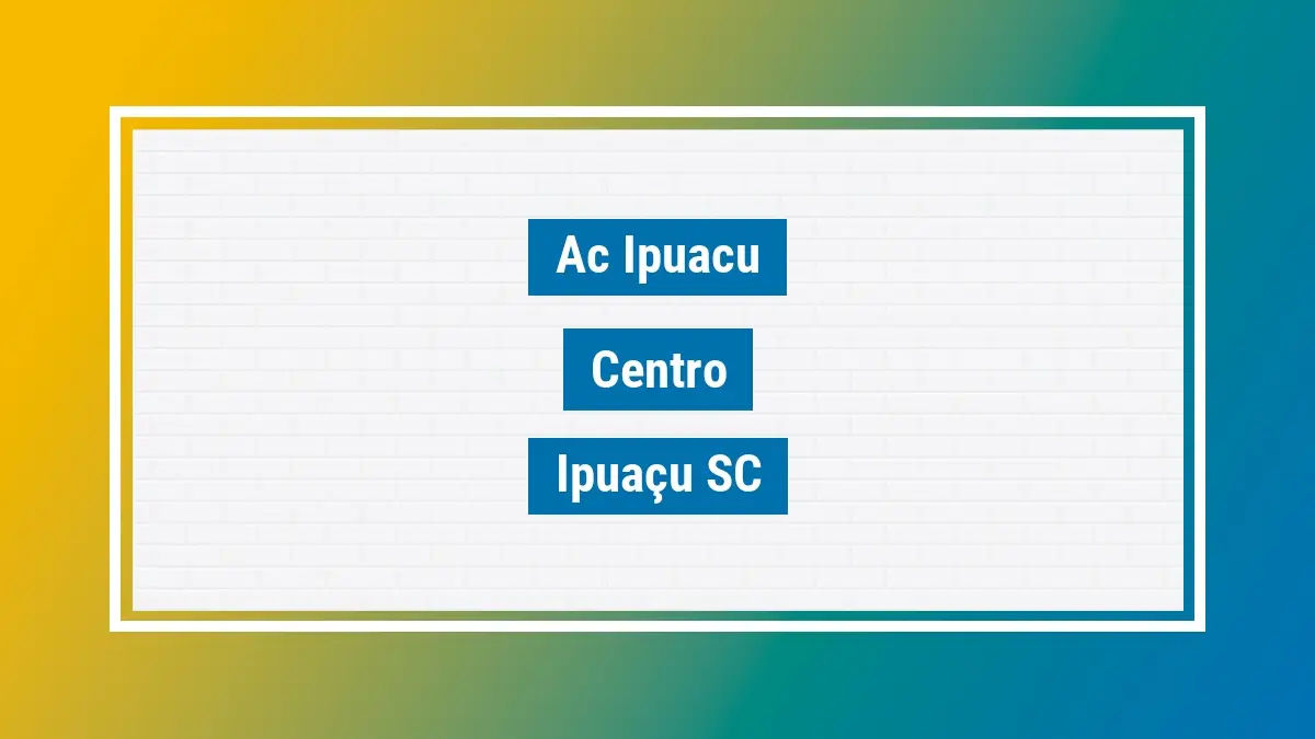 Imagem ilustrativa unidade de agência dos correios ac ipuacu centro ipuaçu sc