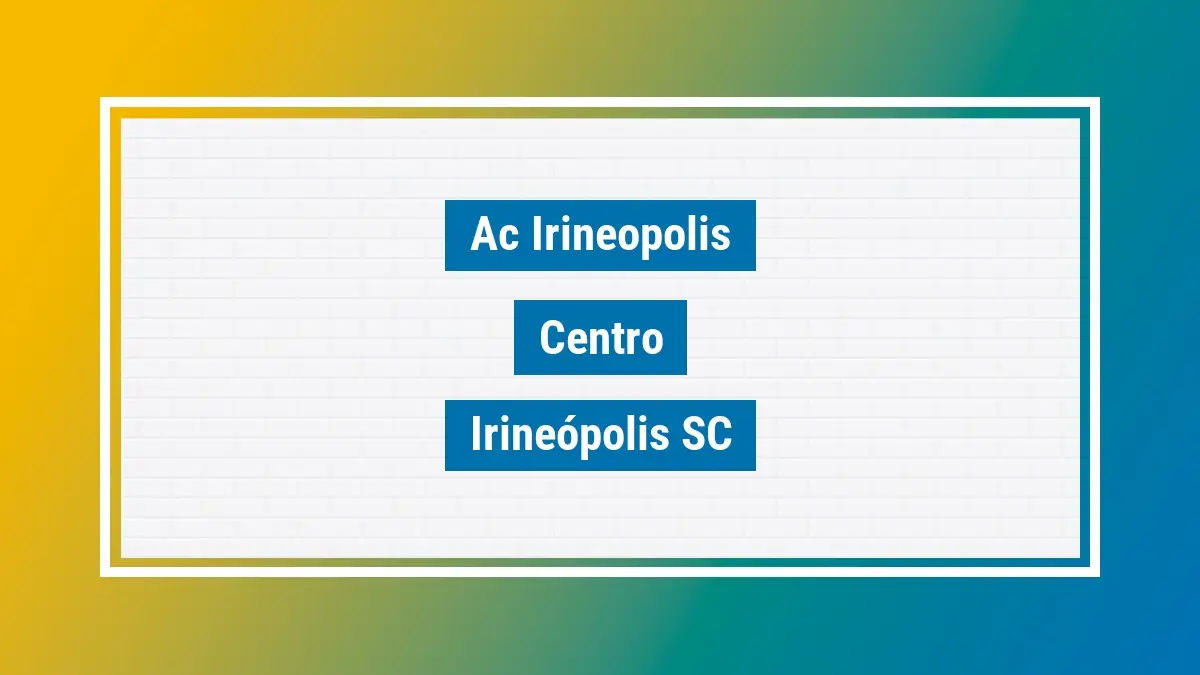 Imagem ilustrativa unidade de agência dos correios ac irineopolis centro irineópolis sc