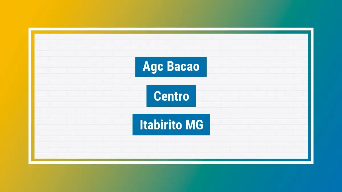Imagem ilustrativa unidade de agência dos correios agc bacao centro itabirito mg