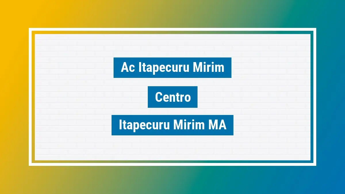 Imagem ilustrativa unidade de agência dos correios ac itapecuru mirim centro itapecuru mirim ma