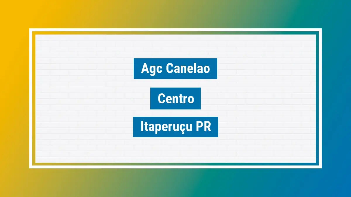 Imagem ilustrativa unidade de agência dos correios agc canelao centro itaperuçu pr