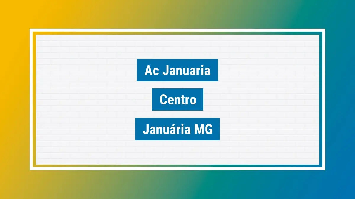 Imagem ilustrativa unidade de agência dos correios ac januaria centro januária mg