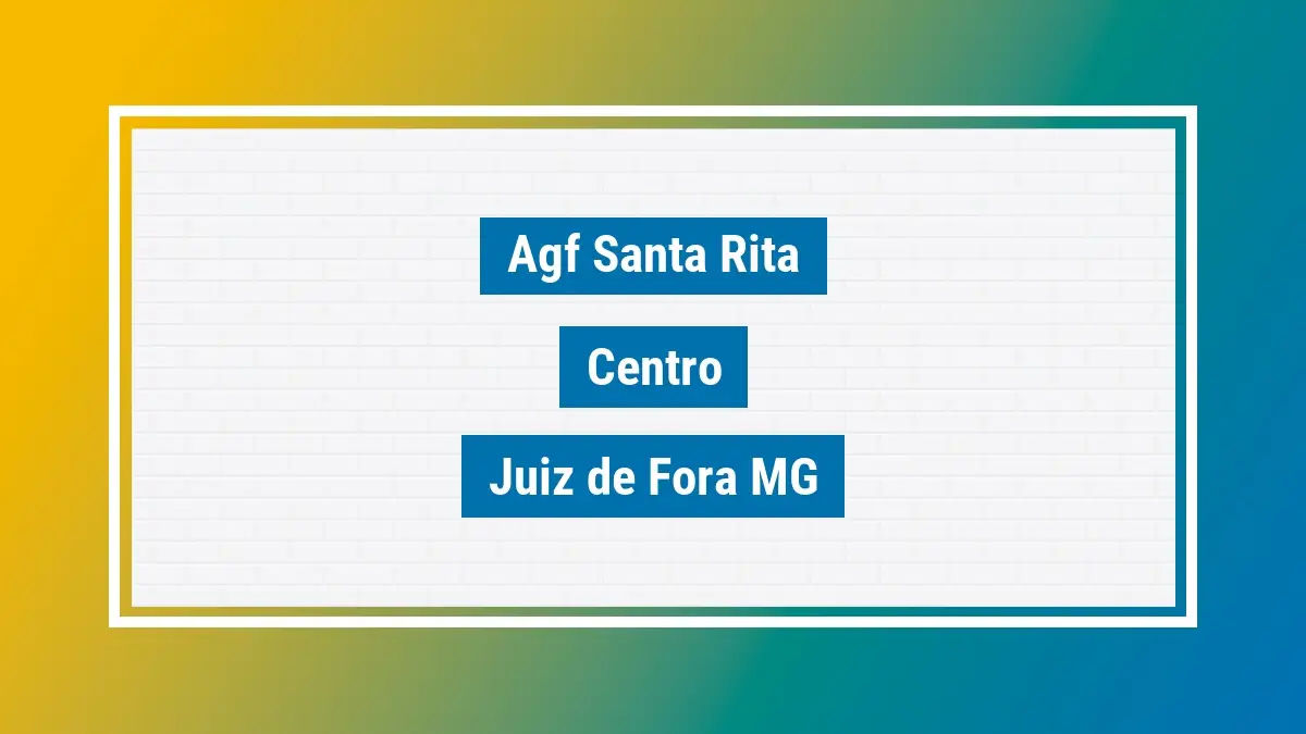 Imagem ilustrativa unidade de agência dos correios agf santa rita centro juiz de fora mg