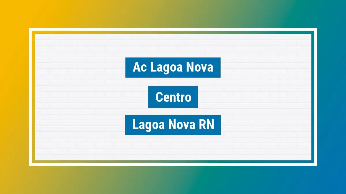 Imagem ilustrativa unidade de agência dos correios ac lagoa nova centro lagoa nova rn