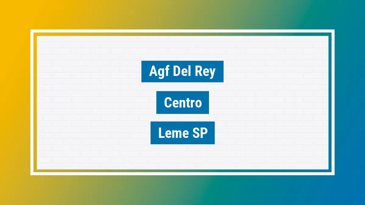 Imagem ilustrativa unidade de agência dos correios agf del rey centro leme sp