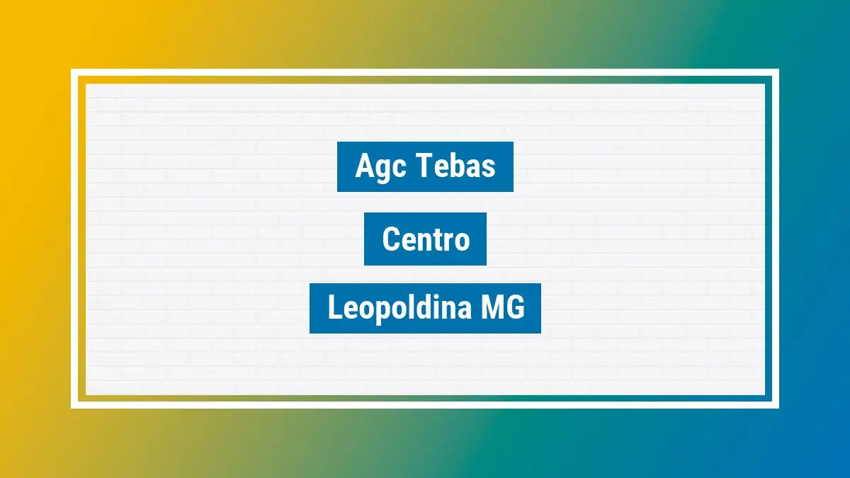Imagem ilustrativa unidade de agência dos correios agc tebas centro leopoldina mg