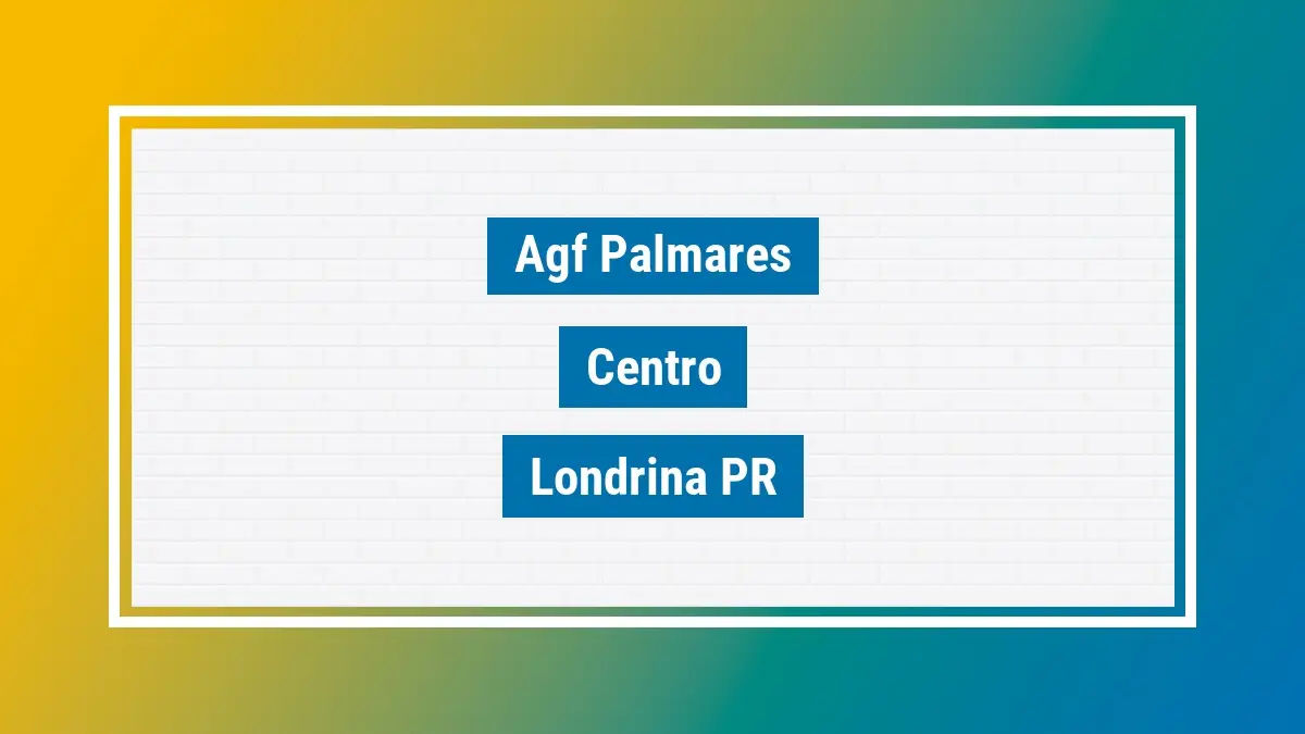 Imagem ilustrativa unidade de agência dos correios agf palmares centro londrina pr
