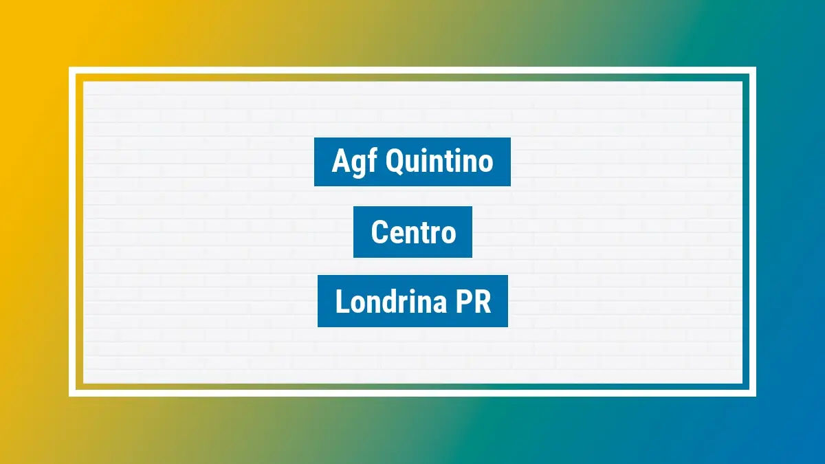 Imagem ilustrativa unidade de agência dos correios agf quintino centro londrina pr
