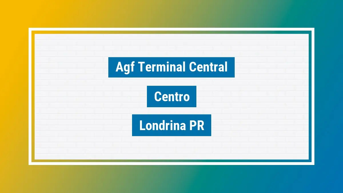 Imagem ilustrativa unidade de agência dos correios agf terminal central centro londrina pr