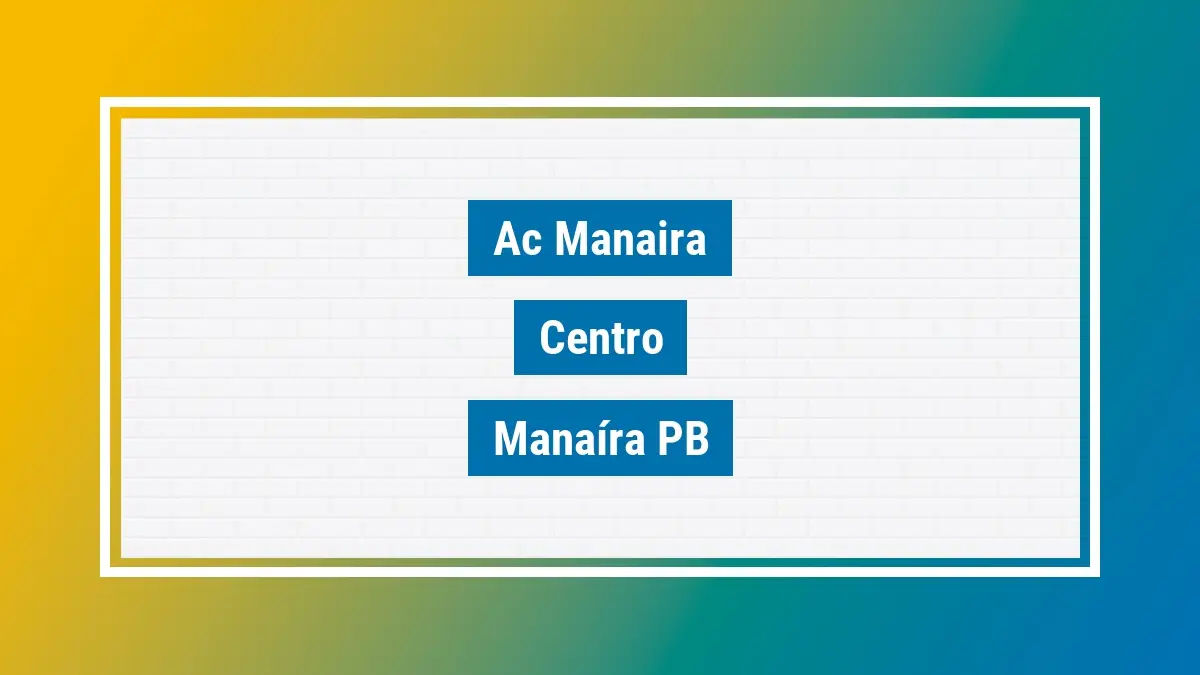 Imagem ilustrativa unidade de agência dos correios ac manaira centro manaíra pb