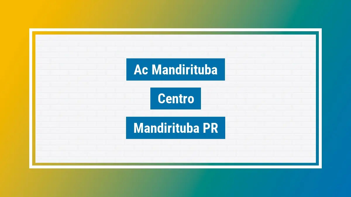 Imagem ilustrativa unidade de agência dos correios ac mandirituba centro mandirituba pr