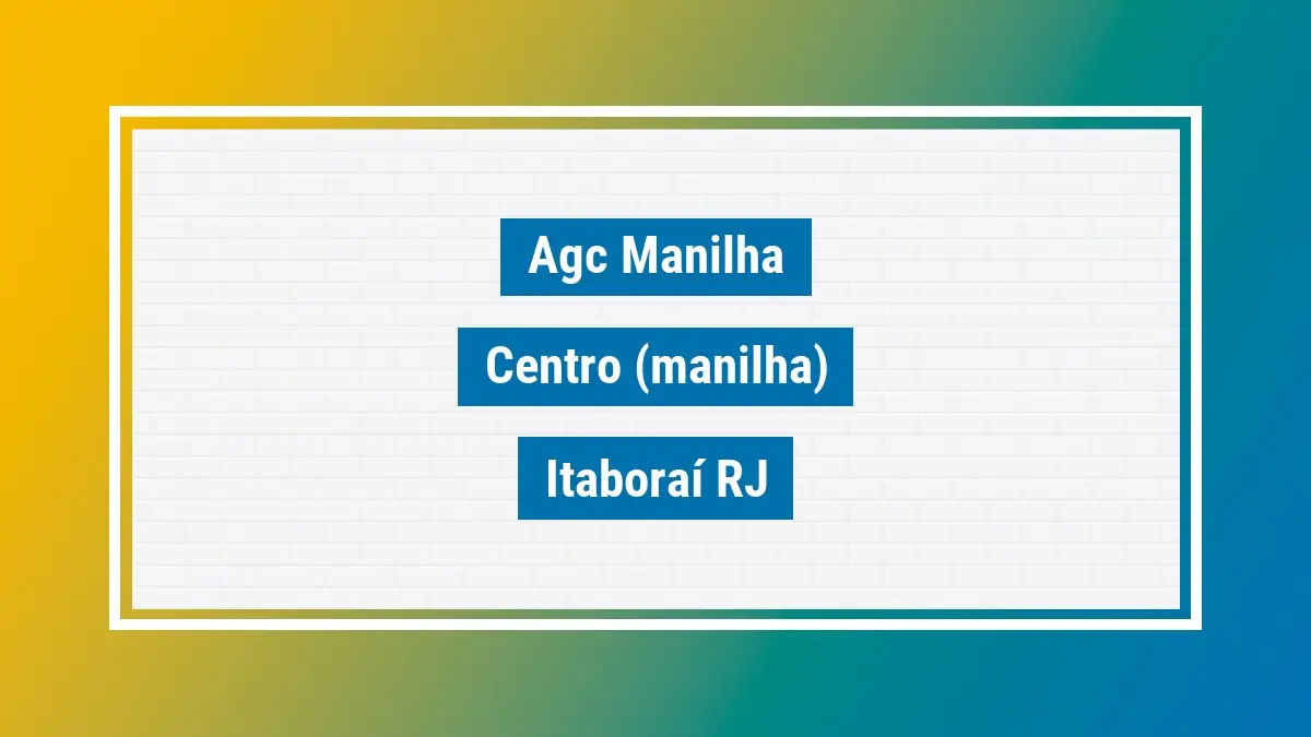 Imagem ilustrativa unidade de agência dos correios agc manilha centro (manilha) itaboraí rj