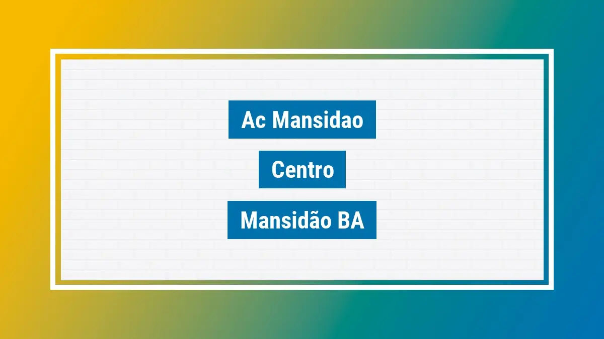 Imagem ilustrativa unidade de agência dos correios ac mansidao centro mansidão ba
