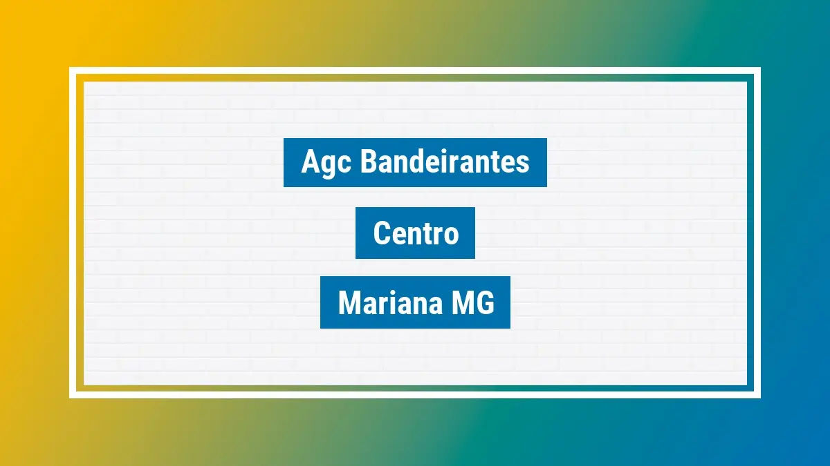 Imagem ilustrativa unidade de agência dos correios agc bandeirantes centro mariana mg