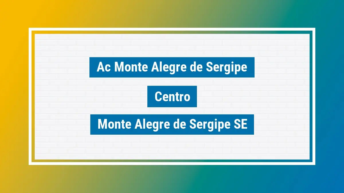 Imagem ilustrativa unidade de agência dos correios ac monte alegre de sergipe centro monte alegre de sergipe se