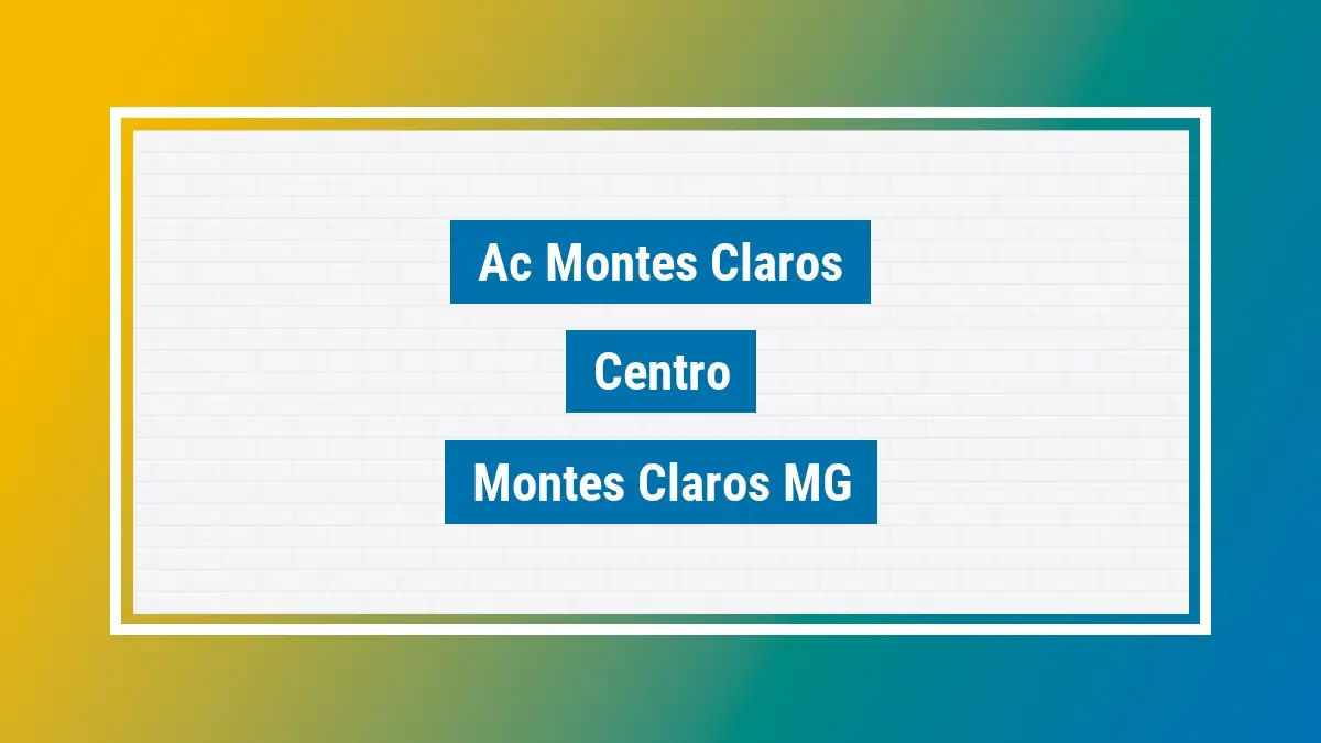 Imagem ilustrativa unidade de agência dos correios ac montes claros centro montes claros mg