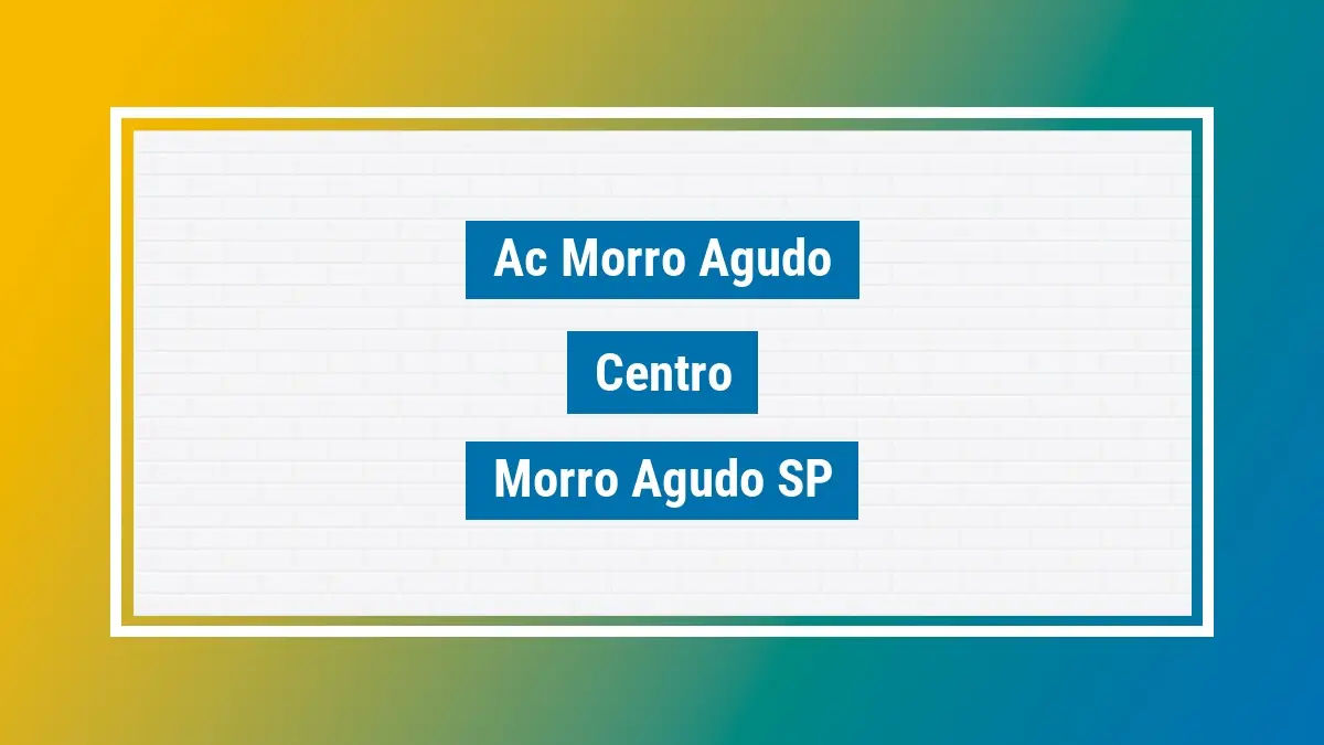 Imagem ilustrativa unidade de agência dos correios ac morro agudo centro morro agudo sp