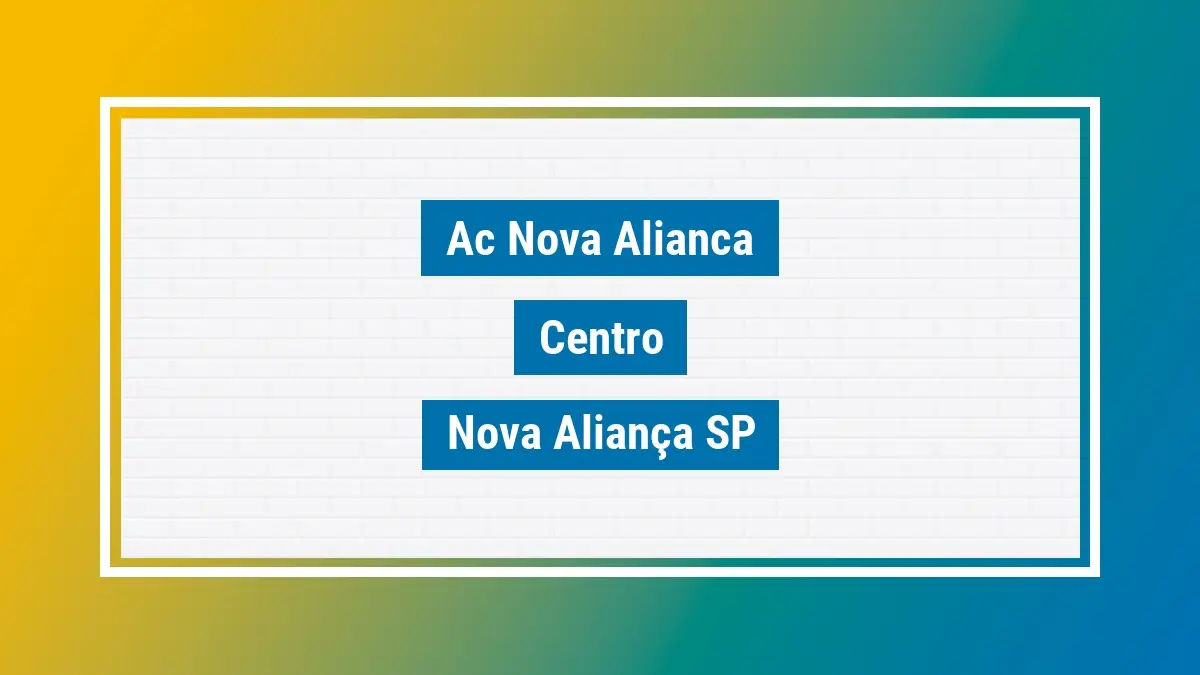 Imagem ilustrativa unidade de agência dos correios ac nova alianca centro nova aliança sp