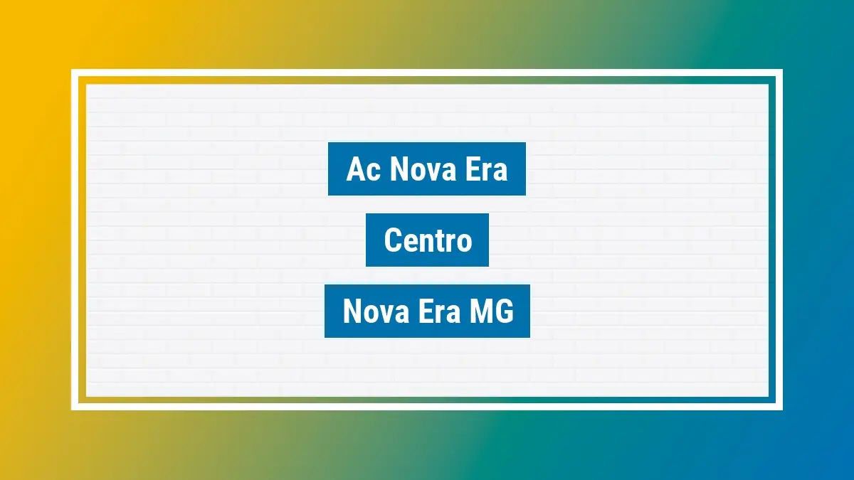 Imagem ilustrativa unidade de agência dos correios ac nova era centro nova era mg
