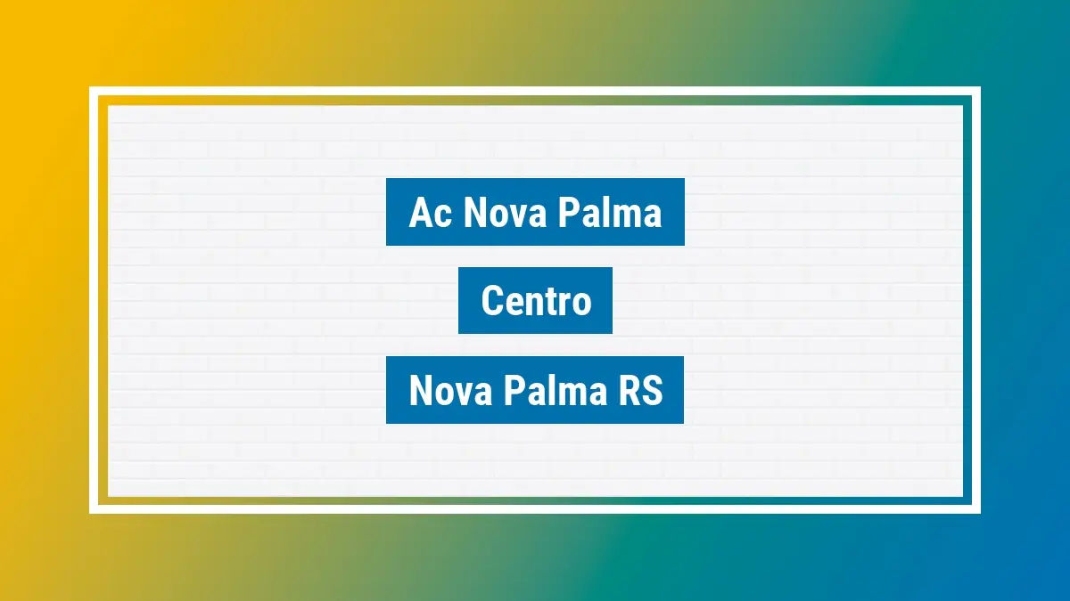Imagem ilustrativa unidade de agência dos correios ac nova palma centro nova palma rs